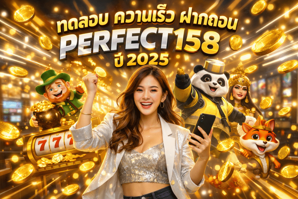 ทดสอบ ความเร็ว ฝากถอน PERFECT158 ปี 2025