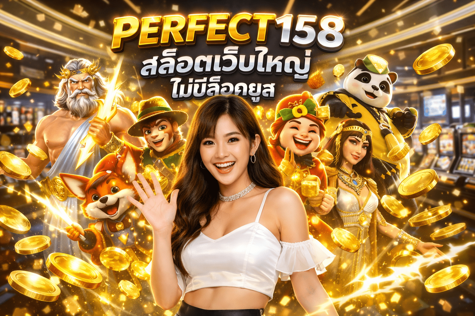 PERFECT158 สล็อตเว็บใหญ่ ไม่มีล็อคยูส
