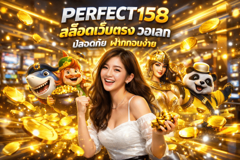 PERFECT158 สล็อตเว็บตรง วอเลท ปลอดภัยฝากถอนง่าย
